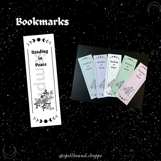 "Reading in Peace" Bookmark