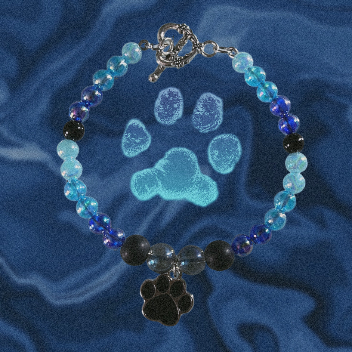 Paw Print Matching Bracelet Set