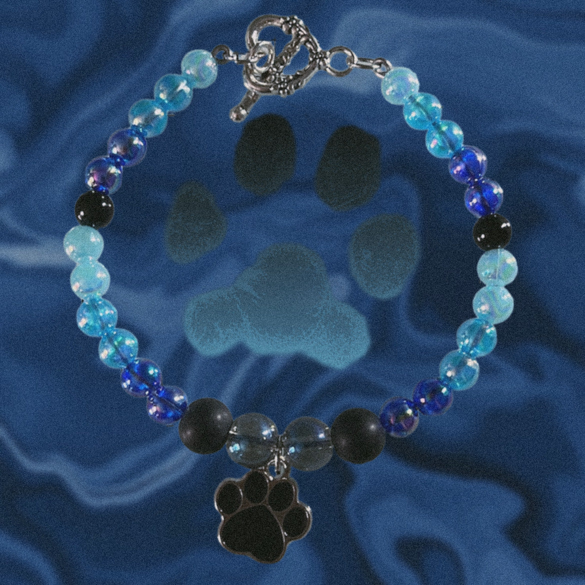 Paw Print Matching Bracelet Set